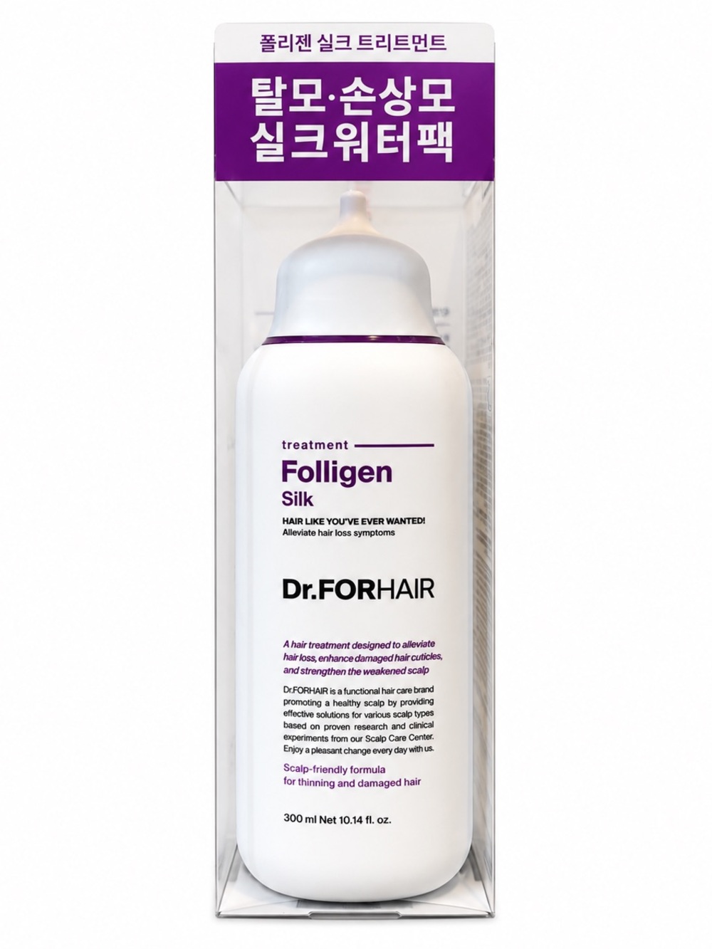 Dr.FORHAIR Folligen Silk Treatment 300ml Korean Hair & Scalp Treatment